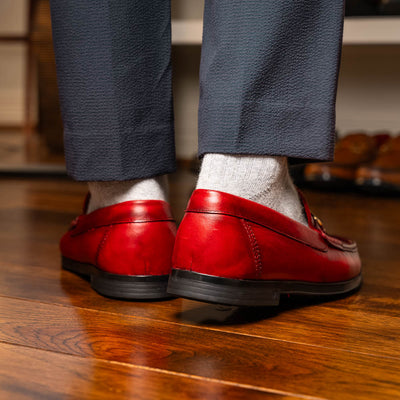 Marco Di Milano Atrani Red Calf Bit Loafer 6 ATRANI_CALF_RED_10  - from alligatorwarehouse.com