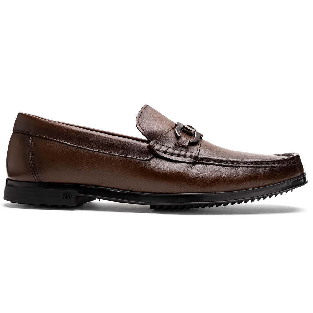 Atrani Brown Calf Bit Loafer 