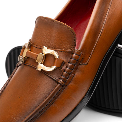 Marco Di Milano Atrani Honey Calf Bit Loafer 4 ATRANI_CALF_HONEY_10  - from alligatorwarehouse.com