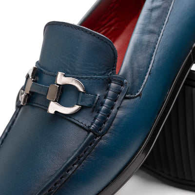 Marco Di Milano Atrani Navy Calf Bit Loafer 3 ATRANI_CALF_NAVY_10  - from alligatorwarehouse.com