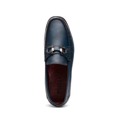 Marco Di Milano Atrani Navy Calf Bit Loafer 4 ATRANI_CALF_NAVY_10  - from alligatorwarehouse.com