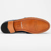 Marco Di Milano Aubiere Navy Ostrich Quill Tassel Loafers 7 AUBIERE_OSTRICH_NAVY_8  - from alligatorwarehouse.com