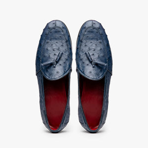 Marco Di Milano Aubiere Navy Leather Dress Shoes