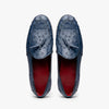 Marco Di Milano Aubiere Navy Ostrich Quill Tassel Loafers 4 AUBIERE_OSTRICH_NAVY_8  - from alligatorwarehouse.com