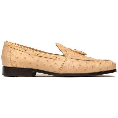 Marco Di Milano Aubiere Orix Ostrich Quill Tassel Loafers 1 AUBIERE_OSTRICH_ORIX_8  - from alligatorwarehouse.com
