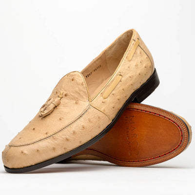 Marco Di Milano Aubiere Orix Ostrich Quill Tassel Loafers 2 AUBIERE_OSTRICH_ORIX_8  - from alligatorwarehouse.com