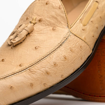 Marco Di Milano Aubiere Orix Ostrich Quill Tassel Loafers 3 AUBIERE_OSTRICH_ORIX_8  - from alligatorwarehouse.com