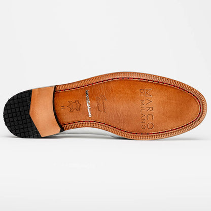 Aubiere White Ostrich Loafer 