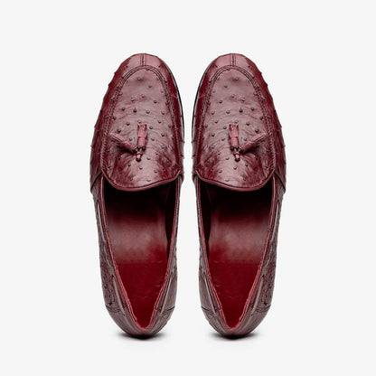 Marco_Di_Milano Aubiere Wine Leather Dress Shoe