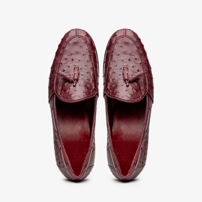 Marco_Di_Milano Aubiere Wine Leather Dress Shoe