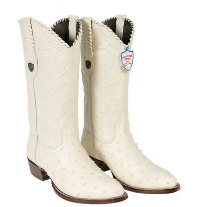 Botas de Avestruz Original Horma Puntal WW-29903