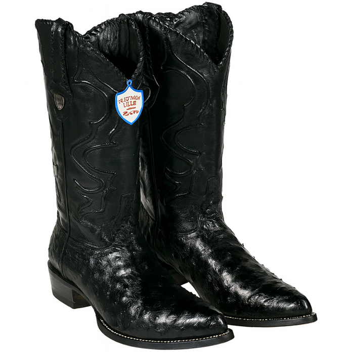 Botas de Avestruz Original Horma Puntal WW-29903