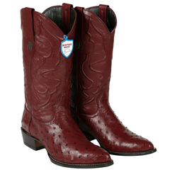 Botas de Avestruz Original Horma Puntal WW-29903