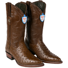 Botas de Avestruz Original Horma Puntal WW-29903