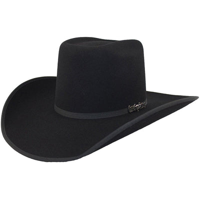 Cuernos Chuecos 6X Black Bull Rider Felt Hat 1 -1  - from alligatorwarehouse.com