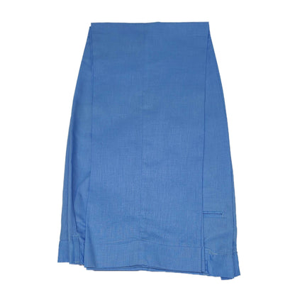Mens Powder Blue Linen Casual Suit Set
