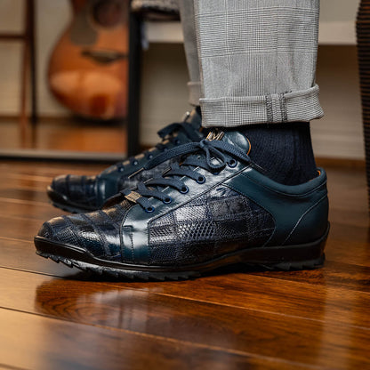 Marco Di Milano Bari Navy Suede Loafers