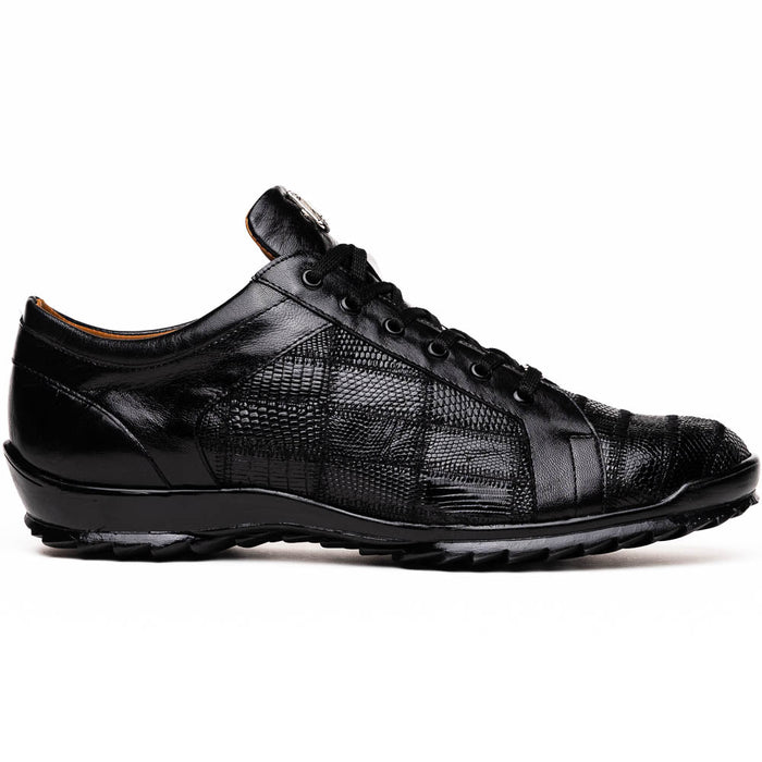 Marco Di Milano Bari Black Leather Luxury Shoe