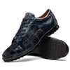 Marco Di Milano Bari Patchwork Lizard Sneakers in Navy 3 BARI_LIZARD RING_NAVY_8  - from alligatorwarehouse.com