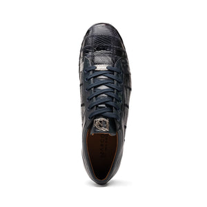 Marco Di Milano Bari Navy Lizard Patchwork Sneakers