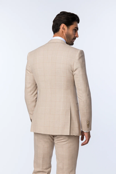 Suits With Baggy Pleated Pants - Wide Leg Pants 100% Wool - Classic Fit inac by Rossiman 3   - from alligatorwarehouse.com