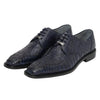 Belvedere Chapo Navy All-Over Genuine Hornback Crocodile Shoes 5 MEN 1465 NAVY-M-09  - from alligatorwarehouse.com