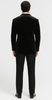 Big and Tall Velvet Blazer in Color Black  - Sportcoat  Rhinestone-Embedded  Stacy Adams $179 3   - from alligatorwarehouse.com