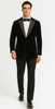 Big and Tall Velvet Blazer in Color Black  - Sportcoat  Rhinestone-Embedded  Stacy Adams $179 5   - from alligatorwarehouse.com