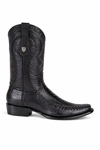 Men's Wild West Ostrich Leg with Deer Dubai Toe Boots 279F05