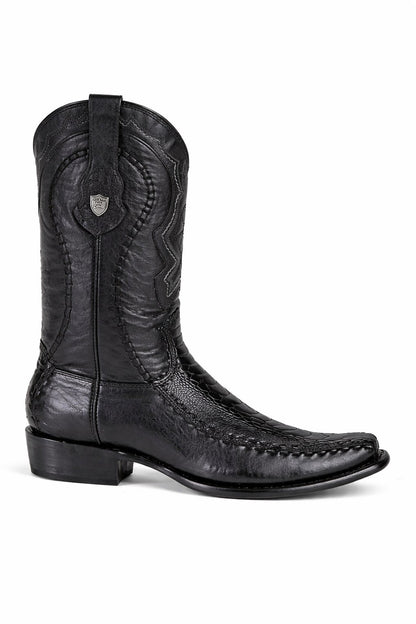 Men's Wild West Ostrich Leg with Deer Dubai Toe Boots 279F05