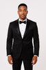 Black Satin Tuxedo Set – 4-Piece Style for Weddings & Proms 2 M390SK-6-34r  - from alligatorwarehouse.com