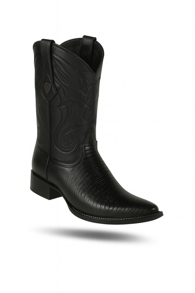 Men's Wild West Teju Lizard Skin 3X Toe Boots 29507 14 2950703-060  - from alligatorwarehouse.com