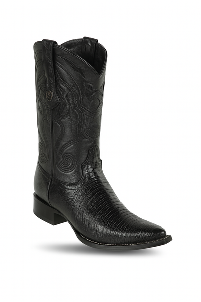 Men's Wild West Teju Lizard Skin 3X Toe Boots 29507 17 2950703-060  - from alligatorwarehouse.com