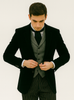 Black Velvet Roderick Smoking Jacket – Elegant Men's Wear 8   - from alligatorwarehouse.com