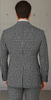 Wool Suit - Italian Made Business Suit by Statement Men's 2 Piece 100% Wool Double Breasted Suit - Houndstooth Pattern 2 DBMASIMO_Black_38R  - from alligatorwarehouse.com