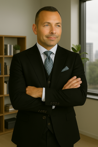 Wool Suit - Italian Made Business Suit by Statement Men's 3 Piece 100% Wool Fashion Suit - Bold Colors 8 AMIRI_Ash_38R  - from alligatorwarehouse.com