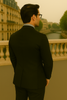 Wool Suit - Italian Made Business Suit by Statement Men's 3 Piece 100% Wool Modern Fit Suit - Micro Checker Pattern 5 ZILONI-3_Black_40R  - from alligatorwarehouse.com