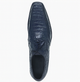 Los Altos Blue  Crocodile Bike Toe Shoes