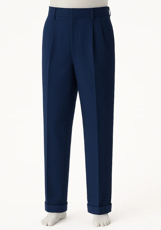 Mens Pleated Pants - Classic Style
