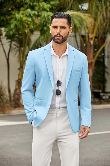 Cheap Blazers For Men - Inexpensive Blazer - Mens Discount Knit Blazer in 20 Colors On Sale