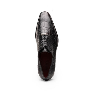 Marco_Di_Milano Bono Black Leather Luxury Shoe