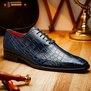 Marco Di Milano Bono Navy Leather Oxford