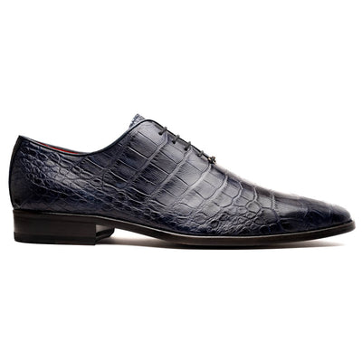Marco Di Milano Bono Navy Alligator Wholecut Oxfords 1 BONO_ALLIGATOR_NAVY_8  - from alligatorwarehouse.com