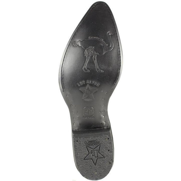 Botas de Avestruz Original Horma Puntal -A