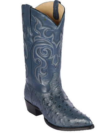 Botas de Avestruz Original Horma Puntal  -B