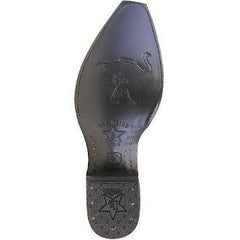 Botas de Avestruz Pata Punta Recortada