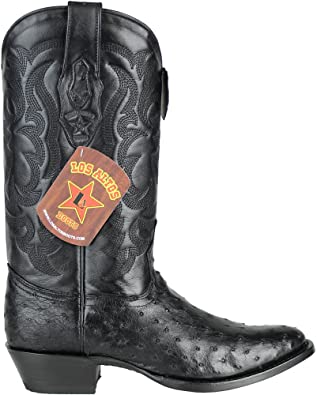 Botas de Avestruz Original Punta Redonda LAB-650305 4 LAB-650305-060  - from alligatorwarehouse.com