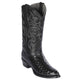 Botas de Avestruz Original Punta Redonda LAB-650305