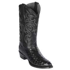 Botas de Avestruz Original Punta Redonda LAB-650305