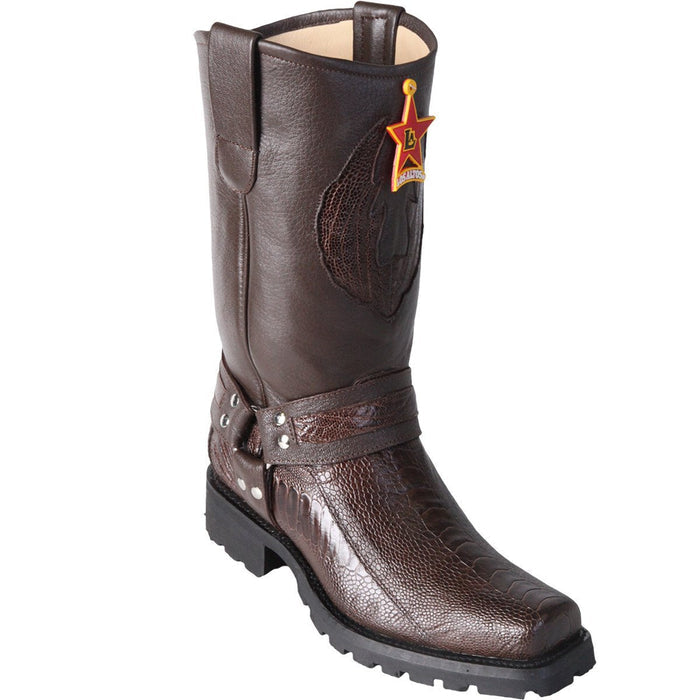 Botas de Avestruz Pata Biker para Motociclista LAB